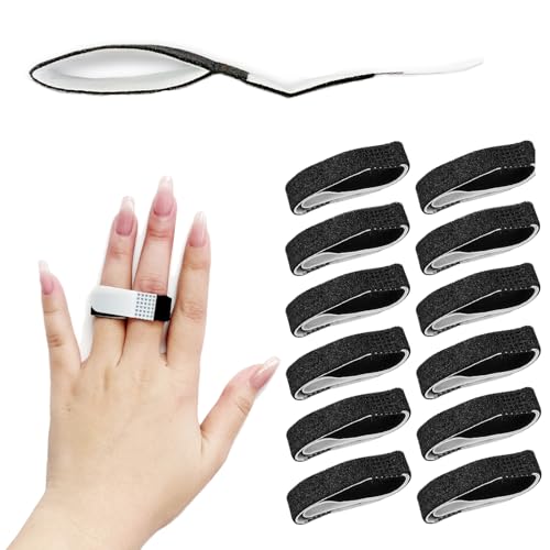 12 Pack Buddy Tape Finger Straps with Padded No
