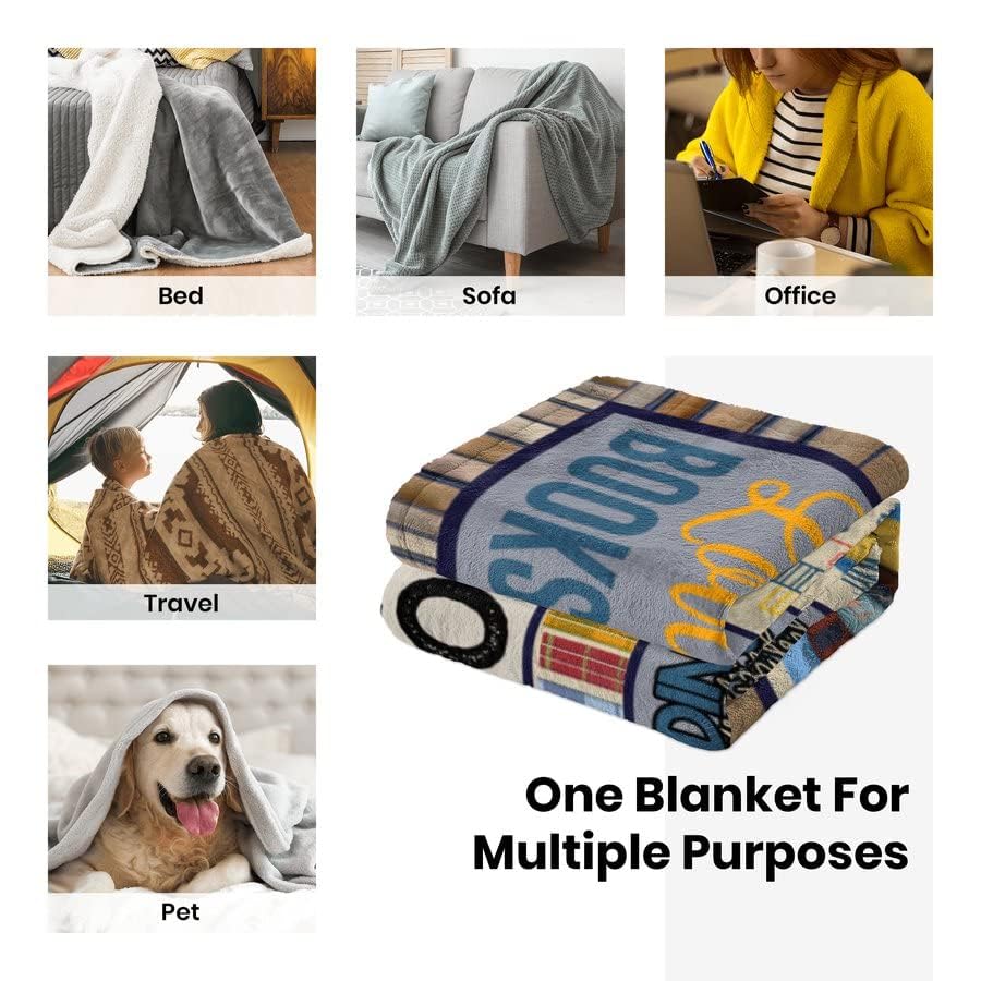 Book Lovers Blanket
