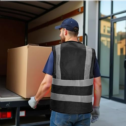 High Vis Safety Vest Reflective Strips