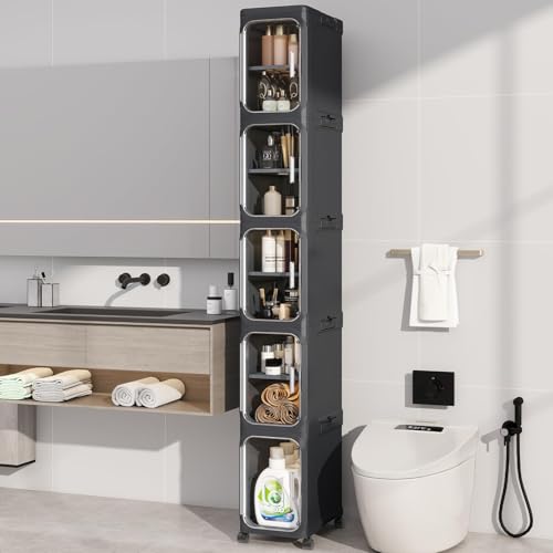 Slim Bathroom Storage Cabinet