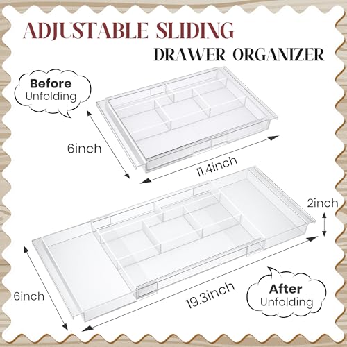 Shallow Expandable Drawer Organizer