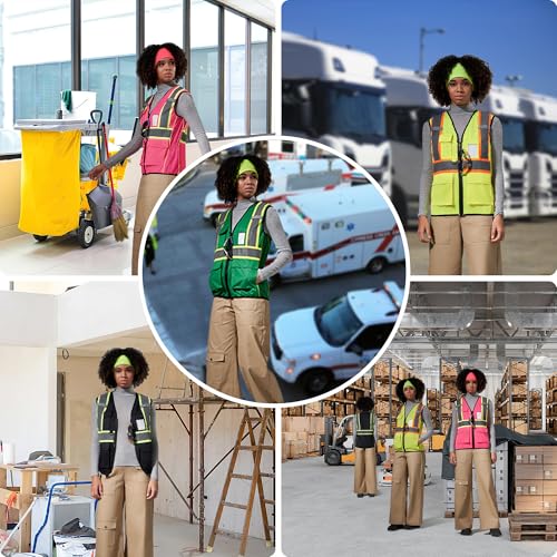 11 color Ladies High Vis Reflective Safety Vest for Women