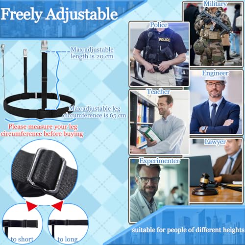 Mens Shirt Stays Adjustable Elastic Shirts Tucker Shirt Garter for Men Police Keep Shirt Tucked