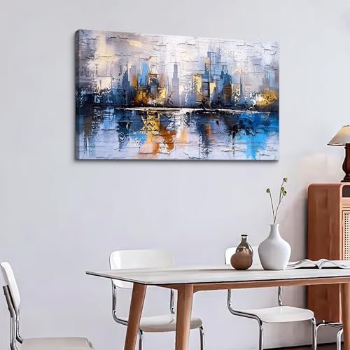 Canvas Wall Art Painting For Living Room Wall Decor White Flowers Picture Wall Decoration Artwork For Dining Room Bedroom Bathroom Kitchen Room Wall Print Painting For Home Decor 20x40 In