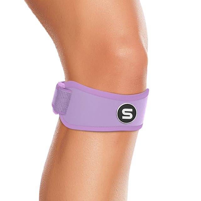 Patellar Tendon Support Strap Swedish Brand for Women & Men Effective Osgood Schlatter Knee Brace Youth & Kids with 3 Adjustable Length fits