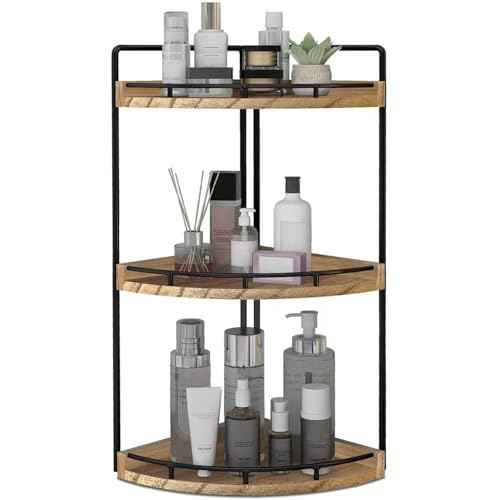 3 Tier Corner Bathroom Organizer Countertop for Storage
