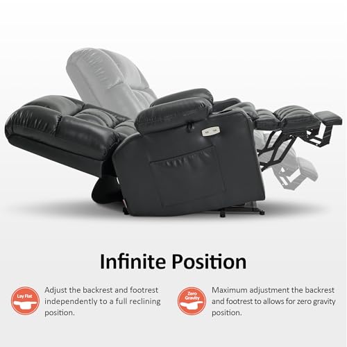 Dual Motor Power Lift Recliner Chair for Elderly