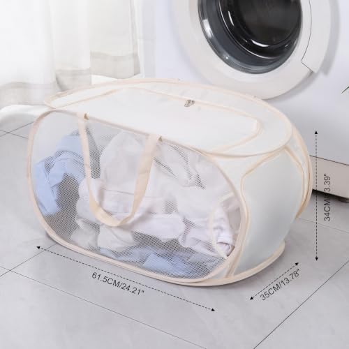 4 Pcs Mesh Popup Laundry Hamper