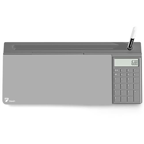 Glass Desk Whiteboard with Storage