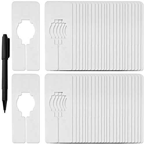Closet Rack Dividers Rectangular with Marker Pen