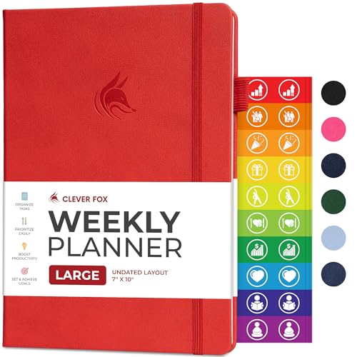 Planner Undated Weekly & Monthly Planner for Productivity