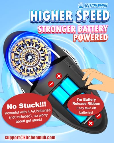 One Touch Electric Can Opener Fits All Can Sizes for Seniors with Arthritis