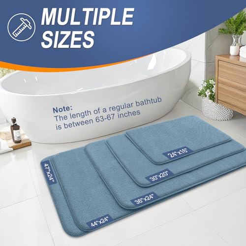 Thick Memory Foam Bathroom Rugs