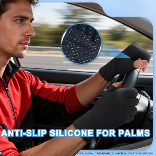2 Pair Arthritis Compression Gloves for Hand Arthritis