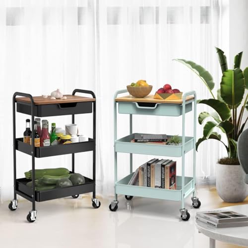 Utility Rolling Cart with Table Top