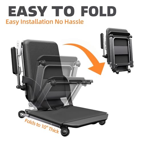 Upgrade Steel Electric Lift Chair with Advanced Wheels and PU Cushion