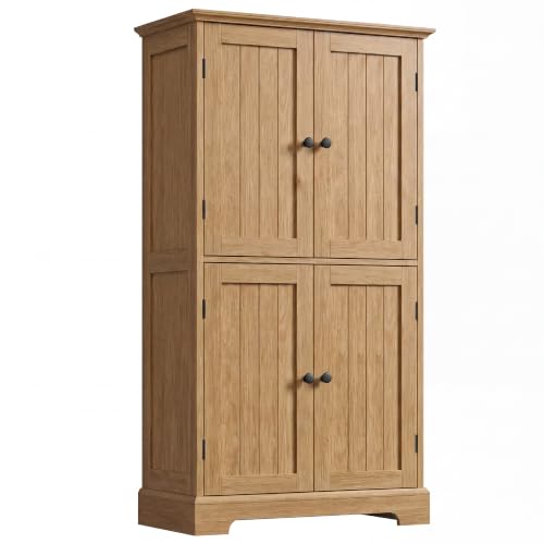 Bathroom Floor Storage Cabinet with Doors