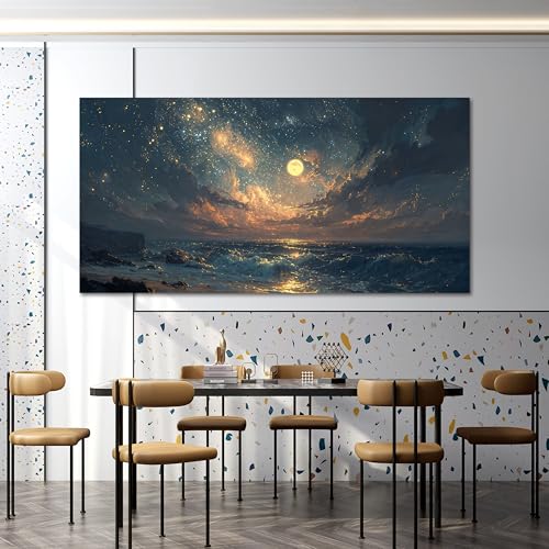 Oversized Wall Art Decor Gold Boho Canvas Art Wall Decor For Living Room