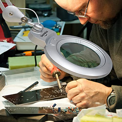 Bifocal Magnifying Lamp with Clamp