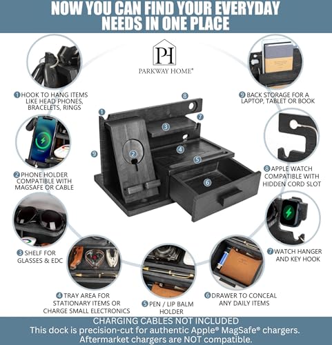 Parkway Wood Phone Docking Station