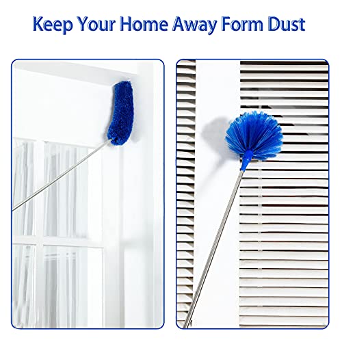 Microfiber Dusters w 2 Handle Sets