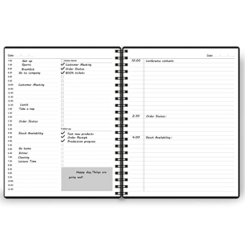 Undated Daily Planner A4 A5 3 Color