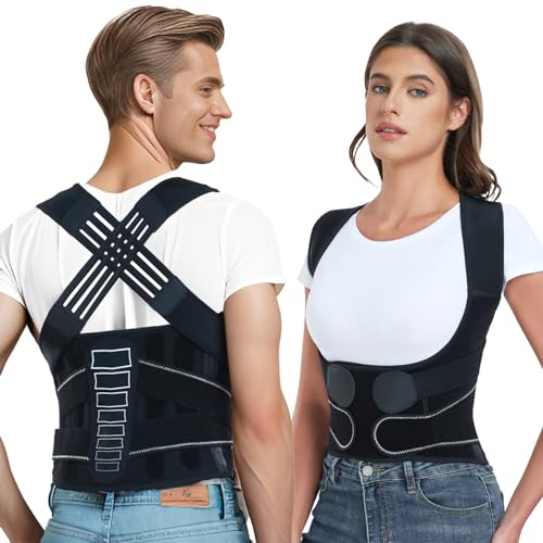 Back Brace Posture Corrector for Women and Men with Spine Vertical Alignment System