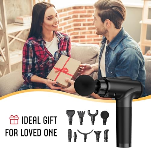 Massage Gun Deep Tissue 30 Speeds 9 Attachments Handheld