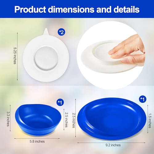 Adaptive Spill Proof Scoop Bowl and Plate