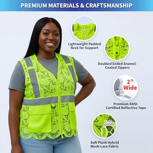for Women ANSI Class 2 High Vis Construction Workwear