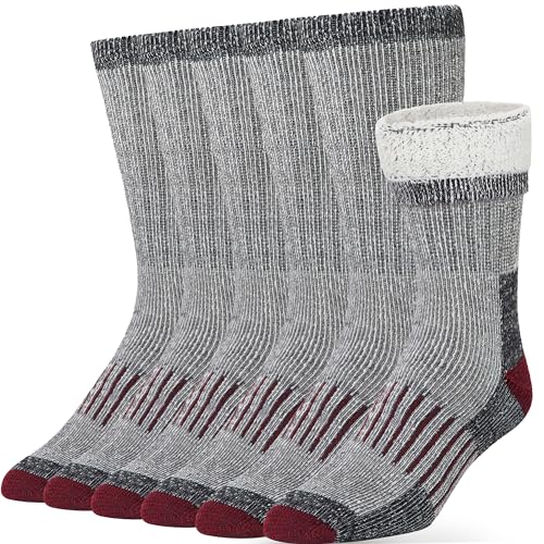 Warm Thermal Wool Socks for Winter Moisture Wicking and Breathable Cozy Boot Socks