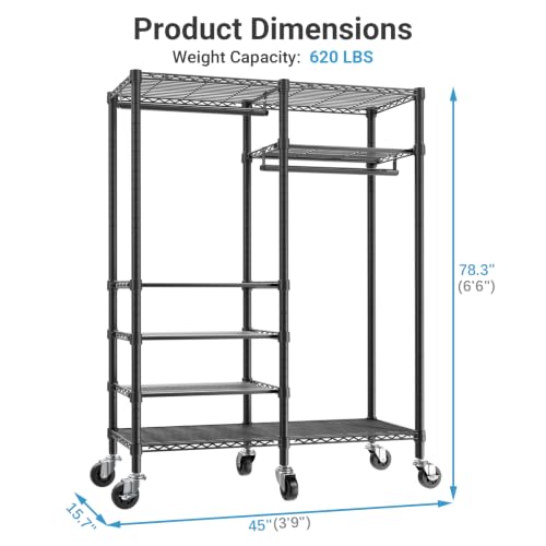 R4 Rolling Clothing Rack