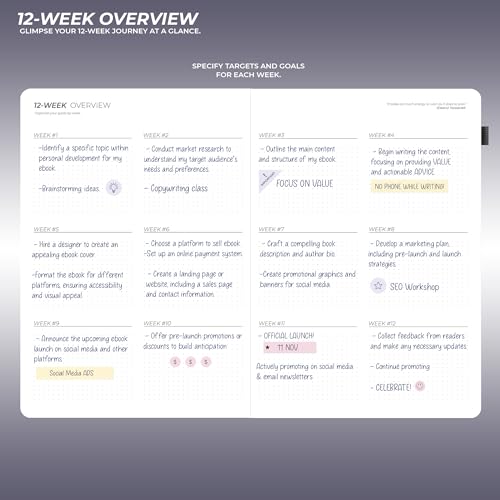 12 Week Focus Planner