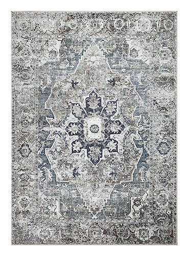Machine Washable Area Rug with Non