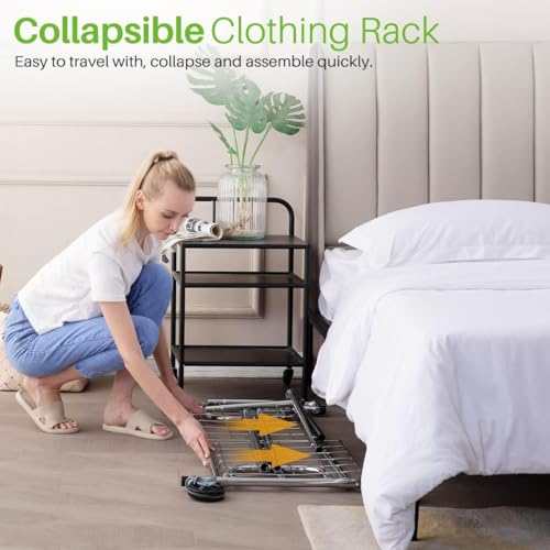 Collapsible Clothing Garment Rack