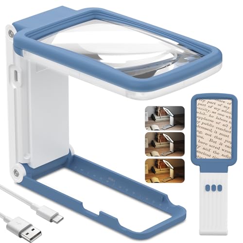 Magnifying Glass with Light and Stand