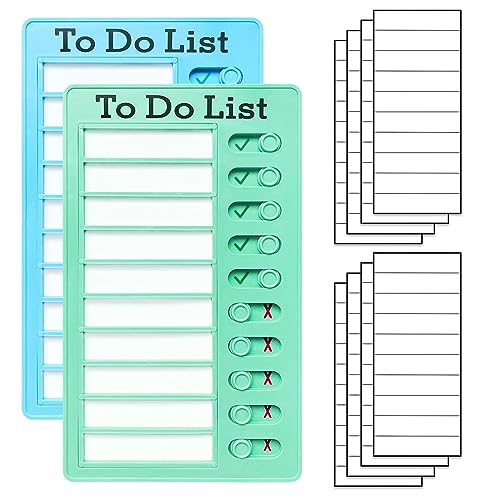2 Pieces Chore Chart for Adults to do List My Chores Checklist Task Board Sliding Routine Chart for Kids Rv Reminder