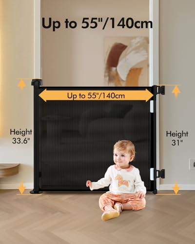 Retractable Baby Gates Extra Wide