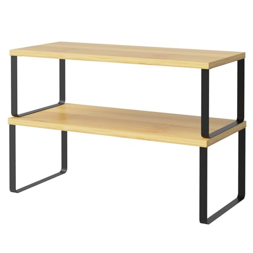 Kitchen Cabinet and Counter Shelf Organizer