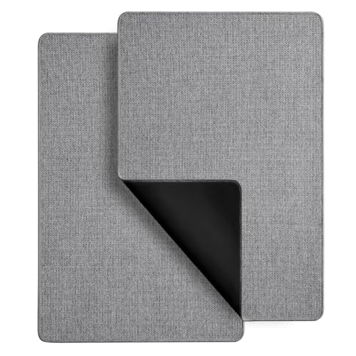 Set of 2 Ultra Thin Bathroom Rugs