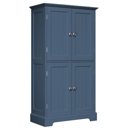 Bathroom Floor Storage Cabinet with Doors