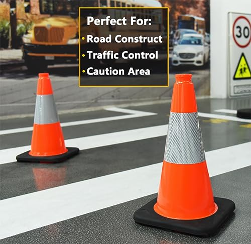 Traffic Safety Cones Orange Cones Construction Cone for Road Parking & Driveway