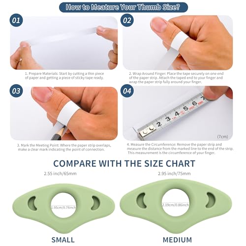 Silicone Book Thumb Page Holders for Reading