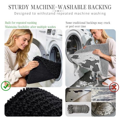 Luxury Bathroom Rug Mat Extra Soft & Absorbent Microfiber Bath Rugs