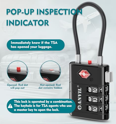 TSA Approved Luggage Locks