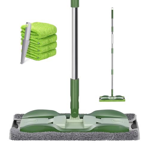 Flat Mop with Stainless Steel Handle
