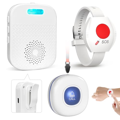 Caregiver Pager Wireless Call Button for Elderly