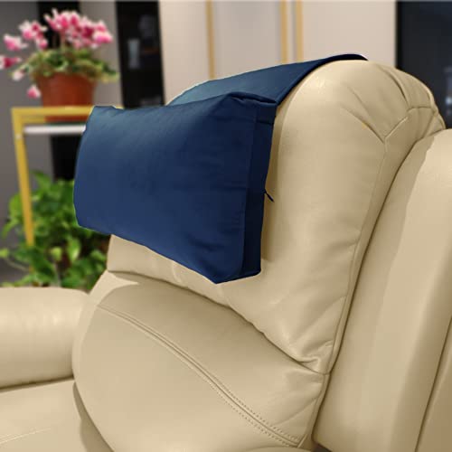 Neck Pillow for Recliner Head Pillow Adjustable Plush Pillow Neck Roll Non Slip Fleece Couch Neck Head Support Pillow for Travel Home Recliner Sofa Armchair
