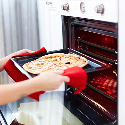 Oven Rack Shields Silicone Oven Rack Protectors Heat Resistant Oven Guards 14 Inches Oven Rack Edge Cover Liner Protector Against Burns