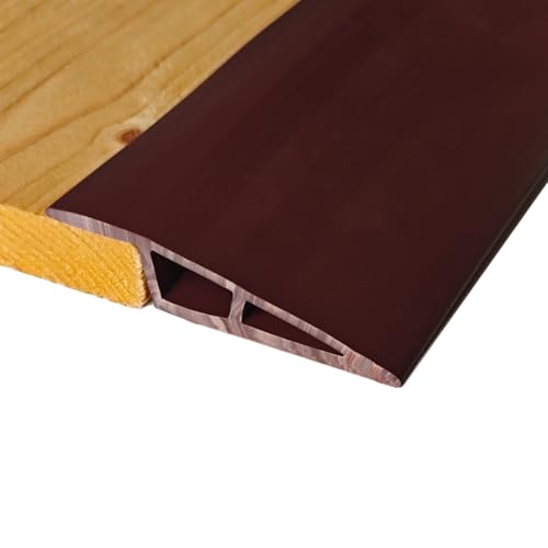 1/2" to 3/5" Height Threshold Ramp - Rubber Threshold, Floor Transition Strip, Wheelchair Ramp, Door Strip, Carpet to Tile Strip